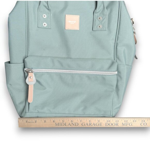 Large BLUE Laptop Backpack - USB Charging Port - Wide Opening - Water Resistant - Picture 15 of 16